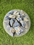 Lapis Lazuli RAW , 0.75"-1.25" Size, Wicca, Witchcraft, Tumbling, Cabbing, Fountain Rocks, Decoration, Polishing. RAW Lapis Lazuli
