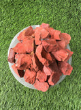Red Jasper RAW , 0.75"-1.25" Size, Wicca, Witchcraft, Tumbling, Cabbing, Fountain Rocks, Decoration, Polishing. RAW Red Jasper