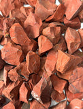 Red Jasper RAW , 0.75"-1.25" Size, Wicca, Witchcraft, Tumbling, Cabbing, Fountain Rocks, Decoration, Polishing. RAW Red Jasper