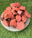 Red Jasper RAW , 0.75"-1.25" Size, Wicca, Witchcraft, Tumbling, Cabbing, Fountain Rocks, Decoration, Polishing. RAW Red Jasper