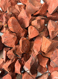 Red Jasper RAW , 0.75"-1.25" Size, Wicca, Witchcraft, Tumbling, Cabbing, Fountain Rocks, Decoration, Polishing. RAW Red Jasper