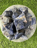 Sodalite RAW , 0.75"-1.25" Size, Wicca, Witchcraft, Tumbling, Cabbing, Fountain Rocks, Decoration, Polishing. RAW Sodalite