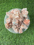 Sunstone RAW , 0.75"-1.25" Size, Wicca, Witchcraft, Tumbling, Cabbing, Fountain Rocks, Decoration, Polishing. RAW Sunstone