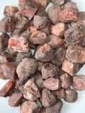 Carnelian RAW , 0.75"-1.25" Size, Wicca, Witchcraft, Tumbling, Cabbing, Fountain Rocks, Decoration, Polishing. RAW Carnelian