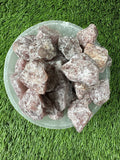 Strawberry Quartz RAW , 0.75"-1.25" Size, Wicca, Witchcraft, Tumbling, Cabbing, Fountain Rocks, Decoration, Polishing. RAW Strawberry Quartz