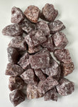 Strawberry Quartz RAW , 0.75"-1.25" Size, Wicca, Witchcraft, Tumbling, Cabbing, Fountain Rocks, Decoration, Polishing. RAW Strawberry Quartz