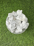 Howlite RAW , 0.75"-1.25" Size, Wicca, Witchcraft, Tumbling, Cabbing, Fountain Rocks,Decoration, Polishing. RAW Howlite