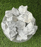 Howlite RAW , 0.75"-1.25" Size, Wicca, Witchcraft, Tumbling, Cabbing, Fountain Rocks,Decoration, Polishing. RAW Howlite