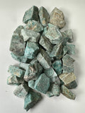 Amazonite RAW , 0.75"-1.25" Size, Wicca, Witchcraft, Tumbling, Cabbing, Fountain Rocks,Decoration, Polishing. RAW Amazonite