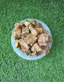 Tiger Eye RAW , 0.75"-1.25" Size, Wicca, Witchcraft, Tumbling, Cabbing, Fountain Rocks, Decoration, Polishing. RAW Tiger Eye