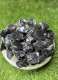 Black Obsidian RAW , 0.75"-1.25" Size, Wicca, Witchcraft, Tumbling, Cabbing, Fountain Rocks, Decoration, Polishing. RAW Black Obsidian