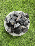 Black Tourmaline RAW , 0.75"-1.25" Size, Wicca, Witchcraft, Tumbling, Cabbing, Fountain Rocks, Decoration, Polishing. RAW Raw Tourmaline