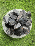 Black Tourmaline RAW , 0.75"-1.25" Size, Wicca, Witchcraft, Tumbling, Cabbing, Fountain Rocks, Decoration, Polishing. RAW Raw Tourmaline
