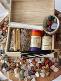 Spiritual gift box, 15 pcs included, home cleansing, House Cleansing Kit, Gift for Friend, Mothers Day gift, Yoga therapy, Altar Starter kit