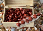 Red Jasper Tumbled Stones - Bulk Large Natural Tumbled Polished Brazilian Stones Gemstone , Crystals Quartz for Wicca, Reiki, crystals