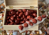 Red Jasper Tumbled Stones - Bulk Large Natural Tumbled Polished Brazilian Stones Gemstone , Crystals Quartz for Wicca, Reiki, crystals