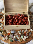 Red Jasper Tumbled Stones - Bulk Large Natural Tumbled Polished Brazilian Stones Gemstone , Crystals Quartz for Wicca, Reiki, crystals