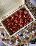 Red Jasper Tumbled Stones - Bulk Large Natural Tumbled Polished Brazilian Stones Gemstone , Crystals Quartz for Wicca, Reiki, crystals