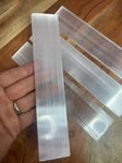Polished Selenite Charging Station: 8" Flat Selenite Plate (Selenite charging plate), From Morocco, Mistara,  crystal charging plate,