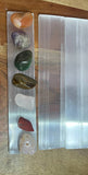 Polished Selenite Charging Station: 8" Flat Selenite Plate (Selenite charging plate), From Morocco, Mistara,  crystal charging plate,