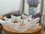 SELENITE MooN, Selenite MooN Free Shipping, GEMSTONE MooN WHOLESALE Prices, Handmade, Best for gift sets, hand carving