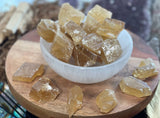 ROUGH HONEY CALCITE Premium Grade... Raw Citrine Calcite Premium Grade