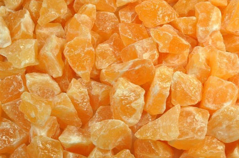 Natural Orange Calcite raw Stones