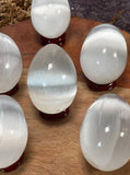 SELENITE EGG, Egg Stone Free Shipping, WHOLESALE Prices, Handmade, Best for gift sets, hand carving