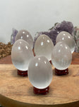 SELENITE EGG, Egg Stone Free Shipping, WHOLESALE Prices, Handmade, Best for gift sets, hand carving