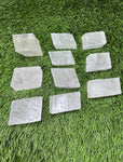 Optical Calcite Polished Crystal, Ice Calcite, Beautiful Parallelepiped Shaped Calcite Crystal Specimen (Clear Calcite, Ice Calcite)