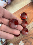 Wooden Sphere Stand, Wooden Base, Sphere Stand, Wood Sphere Base, Crystal Stand, Fits 20-80MM Spheres, Alter Stand, Red Stain Color