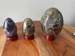 Wooden Sphere Stand, Wooden Base, Sphere Stand, Wood Sphere Base, Crystal Stand, Fits 20-80MM Spheres, Alter Stand, Red Stain Color
