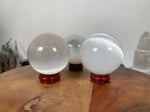 Selenite  Sphere, 1.5 INCH Selenite Sphere, Selenite Gemstone, Charging Sphere, Meditation Crystal, Morocco selenite, Crystal Charger