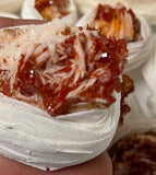 Vanadinite Cluster - Vanadinite Crystal - Natural Crystal Cluster - Approx. 1.5" to 2.5"