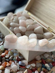 Tumbled Rose Quartz Crystal  Tumbled Stone , 1.25-2.25 inch Bulk Large Natural Tumbled Polished Brazilian Gemstone
