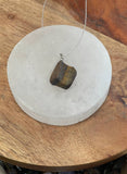 NATURAL RAW TIGER EyE Necklace, Raw Natural Tiger Eye Pendant  , Real Tiger Eye Necklace,  Tiger Eye Raw, Raw pendant