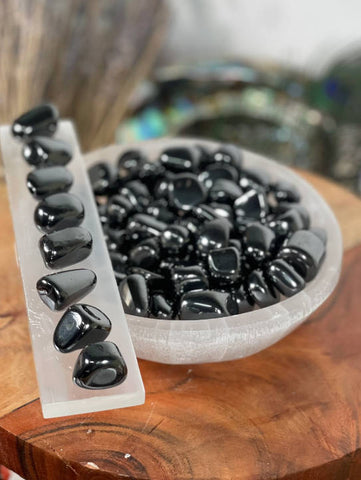 Hematite Tumbled Stones , Grade A Hematite