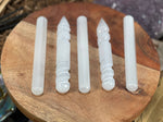 Selenite Wands / Selenite twisted / spiral wand  /WHOLESALE Selenite Crystal Wands - Selenite Stick For Reiki
