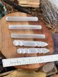 Selenite Wands / Selenite twisted / spiral wand  /WHOLESALE Selenite Crystal Wands - Selenite Stick For Reiki