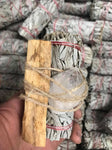 Sage Bundle (Sage, Palo Santo, Your Choice Stone)