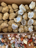 Break Your Own Geodes Wholesale Lots - Choose How Many Pounds - Large Unopened Moroccan Crystal Quartz Geodes, perfect for kids
