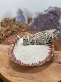 White Sand- Black Sand  For Incense, Sage, Palo Santo, Resin in Burner, Cauldron, Shell, Smudge Pot - Ritual, Smudging, Art, Craft