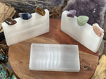 Polished Selenite Charging Station, Flat Selenite Plate (Selenite charging plate), From Morocco, Mistara,  crystal charging plate,