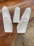 Selenite Obelisk, Selenite Mini Polished Point, Mini Selenite Point,  Selenite, Charging Selenite, Charging, Made in Morocco, Fast Shipping