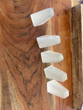 Selenite Obelisk, Selenite Mini Polished Point, Mini Selenite Point,  Selenite, Charging Selenite, Charging, Made in Morocco, Fast Shipping