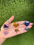 ROSE Quartz Crystal Hearts,  WHOLESALE PRICES, Crystals in Heart shape Best for gift sets,  hand carving Rose Quartz