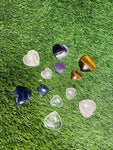 TIGER EYE Crystal Hearts,  WHOLESALE Prices, Crystals in Heart shape Best for gift sets,  hand carving Tiger Eye