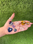 AMETHYST Crystal Hearts,  WHOLESALE PRICES, Crystals in Heart shape Best for gift sets,  hand carving Amethyst