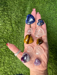AMETHYST Crystal Hearts,  WHOLESALE PRICES, Crystals in Heart shape Best for gift sets,  hand carving Amethyst