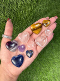 ROSE Quartz Crystal Hearts,  WHOLESALE PRICES, Crystals in Heart shape Best for gift sets,  hand carving Rose Quartz